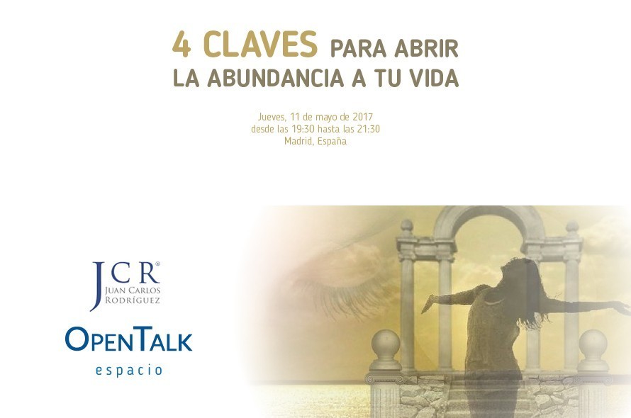 Conferencia-Taller: 4 CLAVES PARA ABRIR LA ABUNDANCIA A TU VIDA